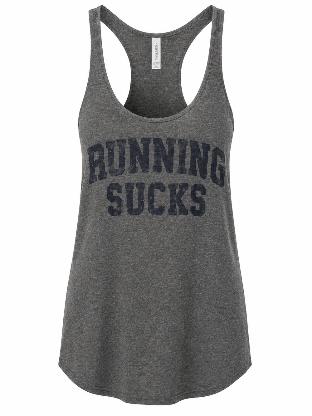 Gym Shirt | Running Sucks | Racerback | women’s XS